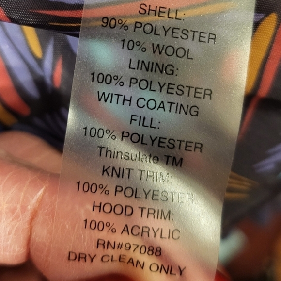 Delia's Hooded Med Parka grey Ihinsulate - Picture 4 of 13